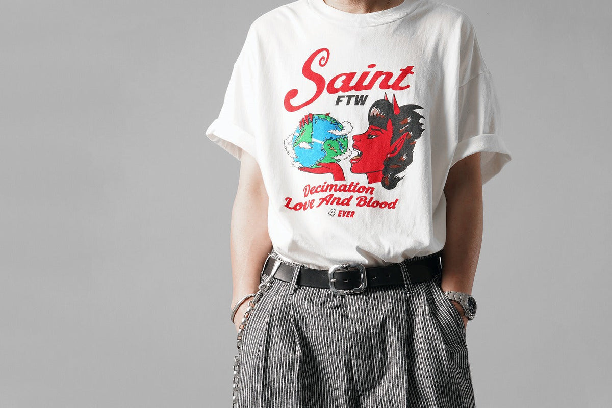 【専用】saint mxxxxxx 25aw TEE SAINT DEVIL SAINT Mxxxxxx SS TEE / SAINT DEVIL (WHITE) - ETERNAL by LOOM