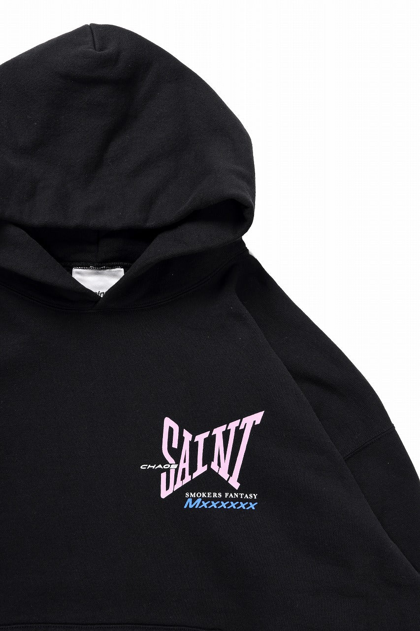 画像をギャラリービューアに読み込む, SAINT Mxxxxxx HOODIE RIBON SAINT (BLACK)