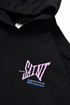 画像をギャラリービューアに読み込む, SAINT Mxxxxxx HOODIE RIBON SAINT (BLACK)