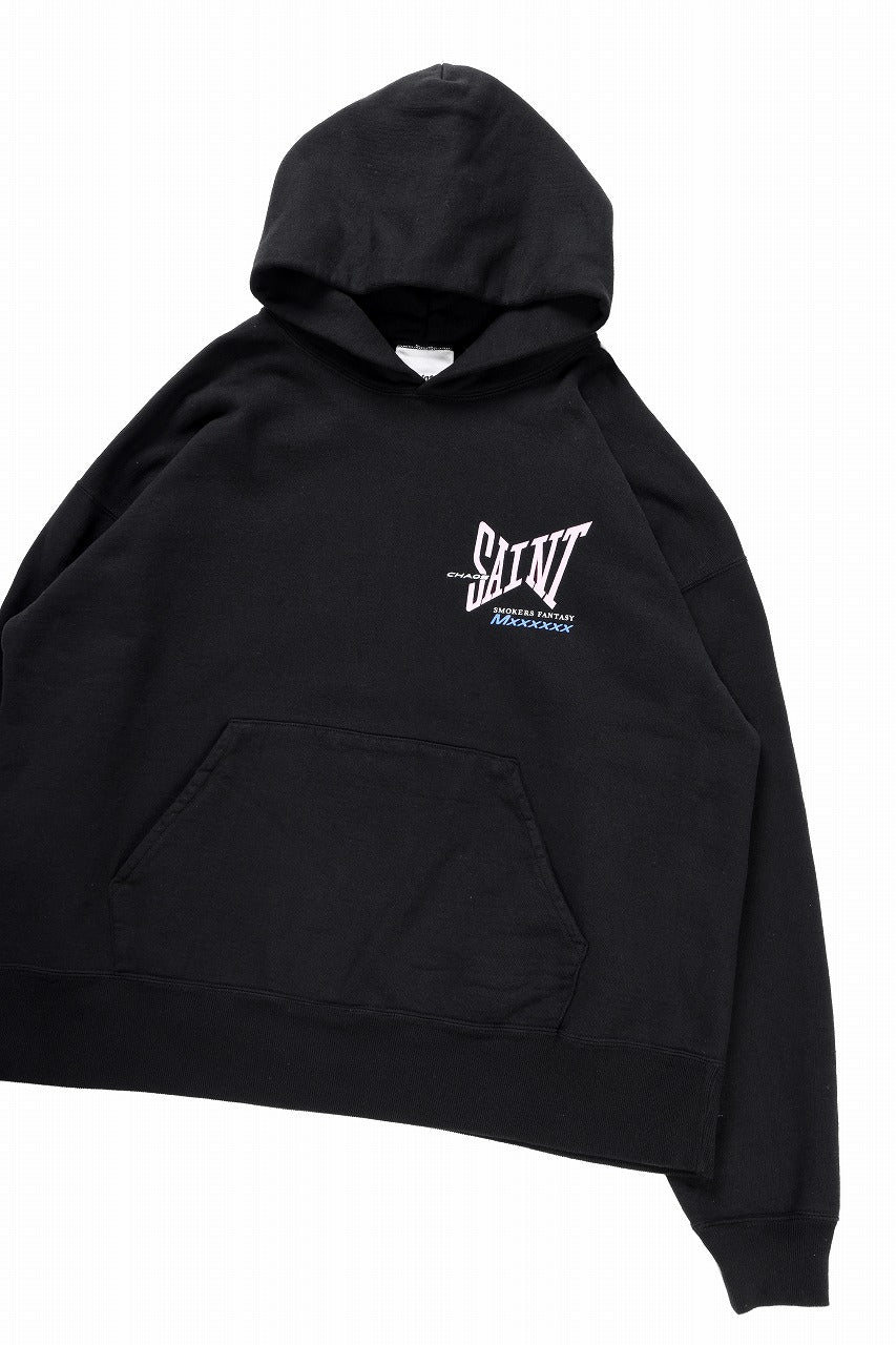 画像をギャラリービューアに読み込む, SAINT Mxxxxxx HOODIE RIBON SAINT (BLACK)