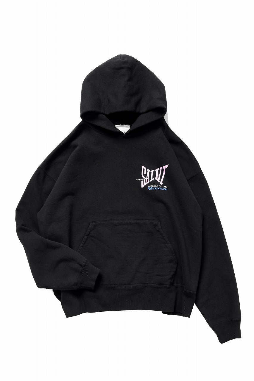 画像をギャラリービューアに読み込む, SAINT Mxxxxxx HOODIE RIBON SAINT (BLACK)