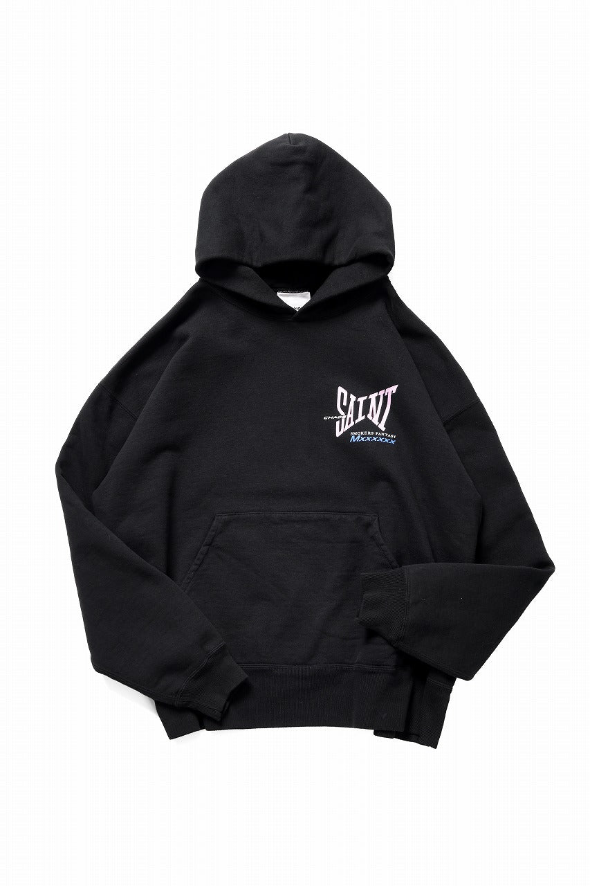 画像をギャラリービューアに読み込む, SAINT Mxxxxxx HOODIE RIBON SAINT (BLACK)