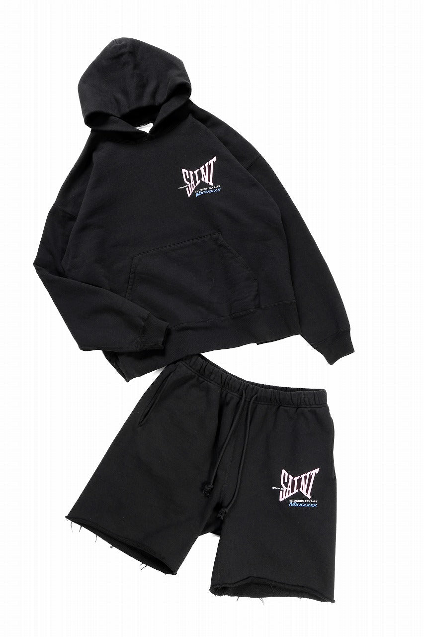 画像をギャラリービューアに読み込む, SAINT Mxxxxxx HOODIE RIBON SAINT (BLACK)