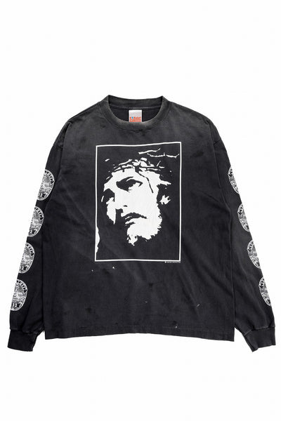 SAINT Mxxxxxx LS TEE / LOVE SAINT (BLACK)