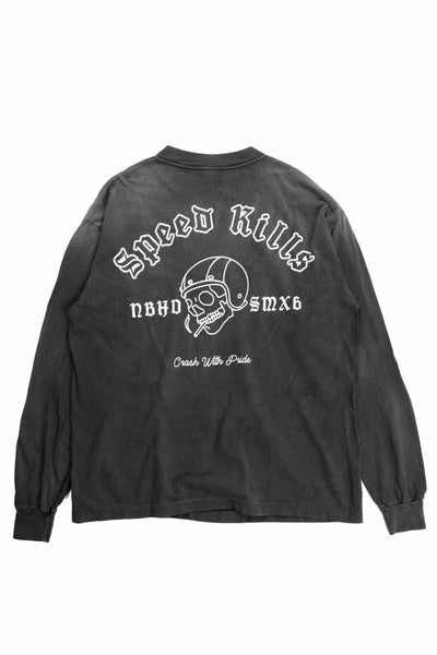 SAINT Mxxxxxx x NEIGHBORHOOD LS TEE / STHD.SPEEDKILLS (BLACK)