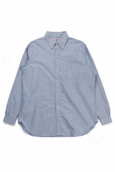 FULLCOUNT Limited GOOD OLD B.D. SHIRT / SUVIN COTTON OXFORD (BLUE)