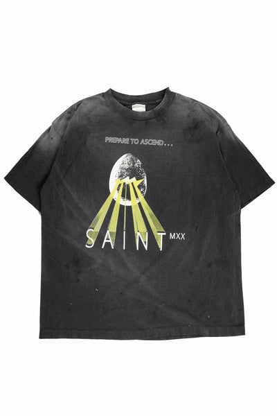 SAINT Mxxxxxx SS TEE / EGG (BLACK)