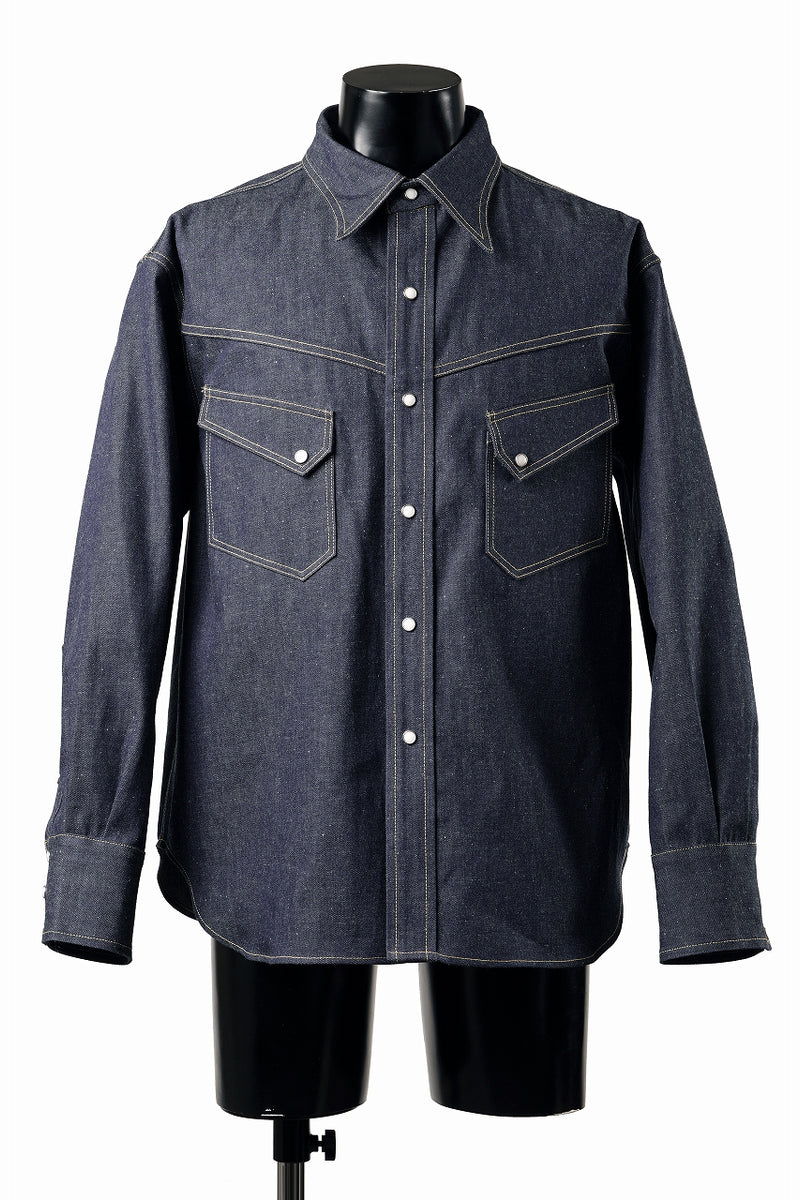 トップス SAINT Mxxxxxx X BerBerJin DENIM SHIRT SAINT Mxxxxxx x BerBerJin DENIM SHIRT / REGID (BLUE) – ETERNAL
