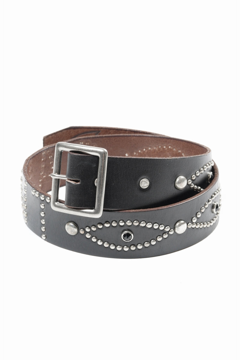 SAINT Mxxxxxx × HTC BELT / BLACK STONE (BLACK) - ETERNAL by LOOM