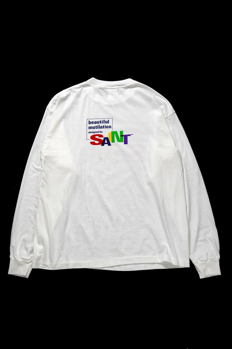 SAINT Mxxxxxx LS TEE / BEAUTIFUL SAINT (WHITE) - ETERNAL by LOOM