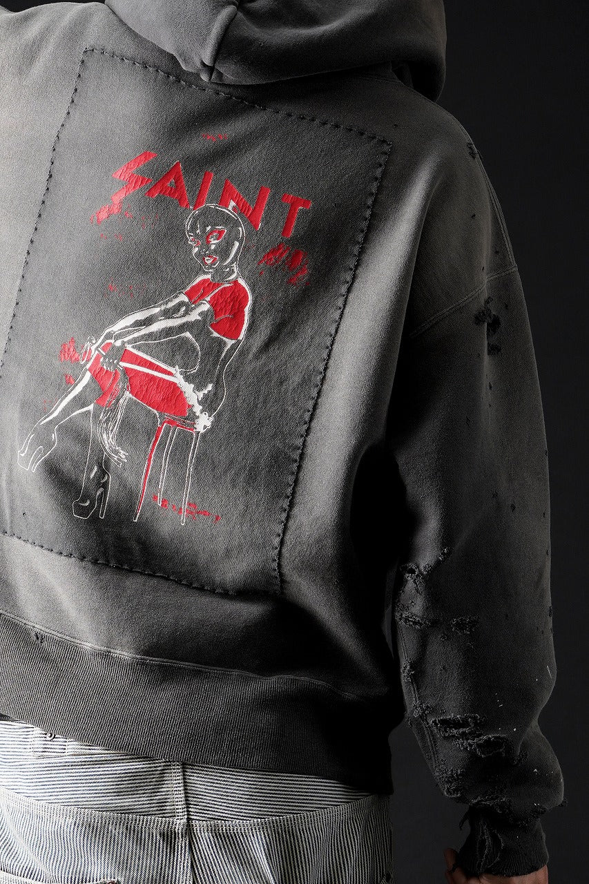画像をギャラリービューアに読み込む, SAINT Mxxxxxx HOODIE / SAINT CELEBRATION (BLACK)