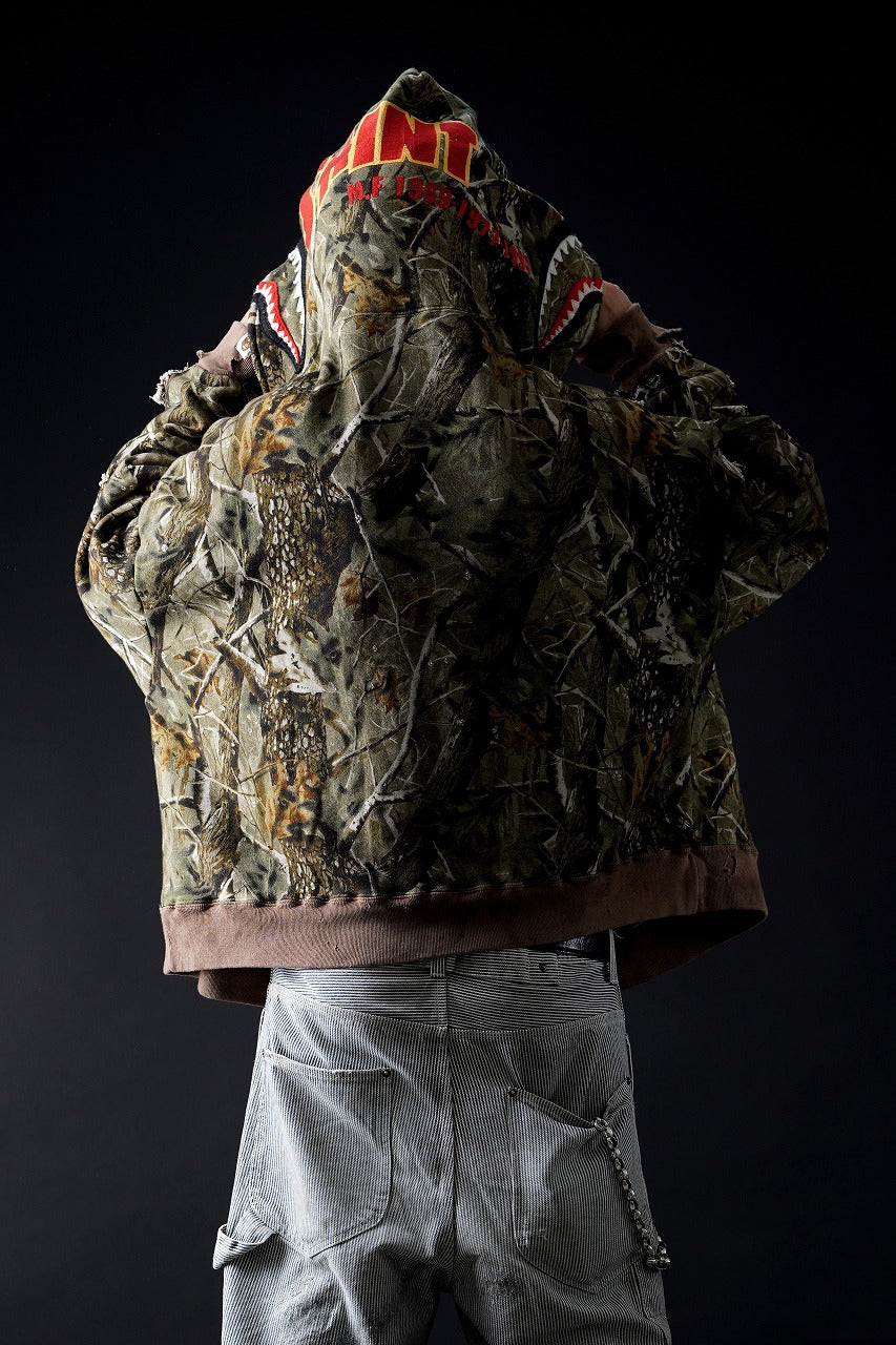 画像をギャラリービューアに読み込む, SAINT Mxxxxxx × A BATHING APE® ZIP HOODIE (CAMO)