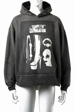 画像をギャラリービューアに読み込む, SAINT Mxxxxxx HOODIE / SAINT CELEBRATION (BLACK)