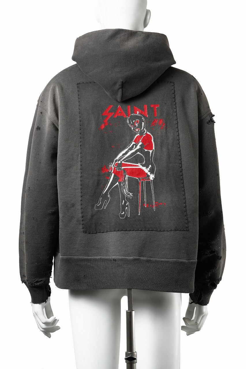 画像をギャラリービューアに読み込む, SAINT Mxxxxxx HOODIE / SAINT CELEBRATION (BLACK)