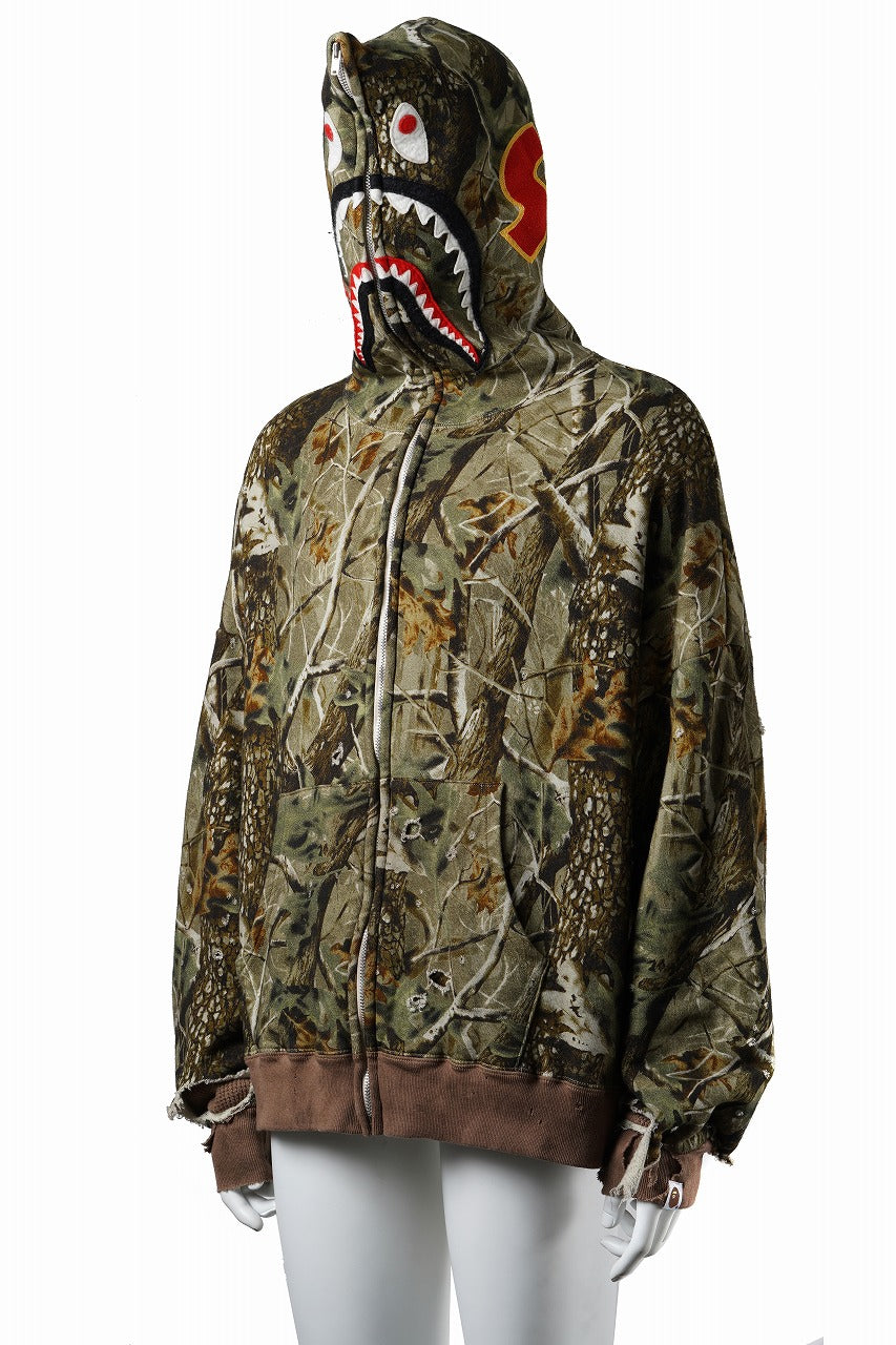 画像をギャラリービューアに読み込む, SAINT Mxxxxxx × A BATHING APE® ZIP HOODIE (CAMO)
