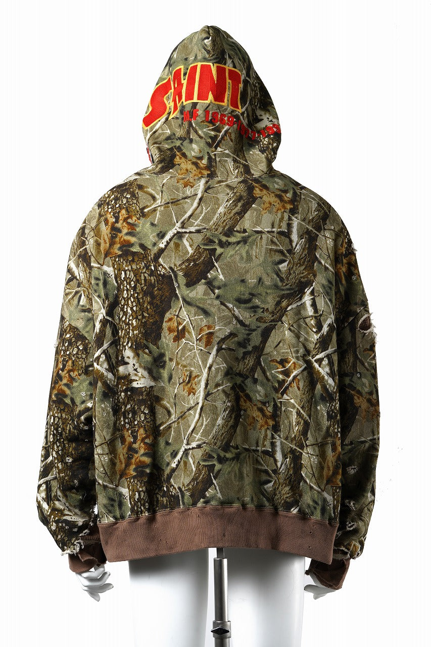 画像をギャラリービューアに読み込む, SAINT Mxxxxxx × A BATHING APE® ZIP HOODIE (CAMO)