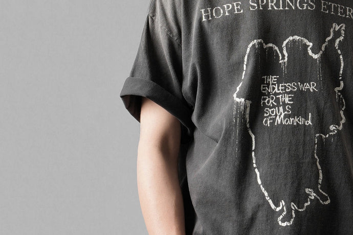 SAINT Mxxxxxx SS TEE / HOPE SPRING (BLACK)