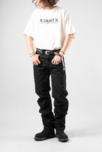 画像をギャラリービューアに読み込む, SAINT Mxxxxxx BLACK DENIM PANTS / STRAIGHT (BLACK)