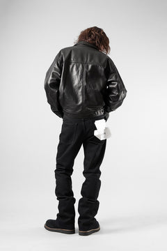 画像をギャラリービューアに読み込む, SAINT Mxxxxxx BLACK FLARE DENIM PANTS / FLARE (BLACK)