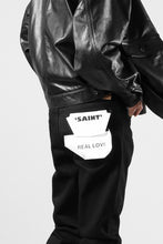 画像をギャラリービューアに読み込む, SAINT Mxxxxxx BLACK FLARE DENIM PANTS / FLARE (BLACK)
