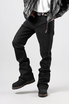 画像をギャラリービューアに読み込む, SAINT Mxxxxxx BLACK FLARE DENIM PANTS / FLARE (BLACK)