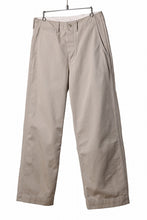 画像をギャラリービューアに読み込む, FULLCOUNT U.S.ARMY CHINO 41 TROUSERS (KHAKI)