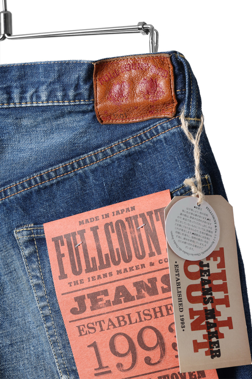 Load image into Gallery viewer, FULLCOUNT &quot;More Than Real&quot; Straight Denim Pants / 13.7oz Zimbabwe Selvedge Denim (INDIGO BLUE)