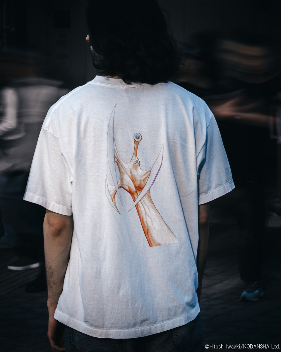 画像をギャラリービューアに読み込む, SAINT Mxxxxxx x 寄生獣 KJ_SS TEE / 寄生獣-parasyte- (WHITE)