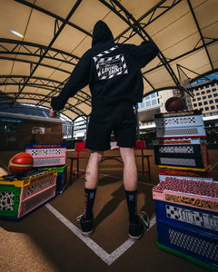 Load image into Gallery viewer, SAINT Mxxxxxx HOODIE I LOVE SAINT (BLACK)