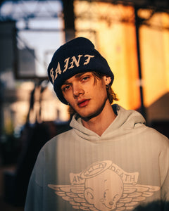 Load image into Gallery viewer, SAINT Mxxxxxx x KNIT CAP / SAINT (NAVY)