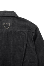 Load image into Gallery viewer, FULLCOUNT × HTC Type-2  Super Smooth Jean Jacket On Studs by Zip Stevenson (BLACK)