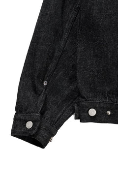 Load image into Gallery viewer, FULLCOUNT × HTC Type-2  Super Smooth Jean Jacket On Studs by Zip Stevenson (BLACK)