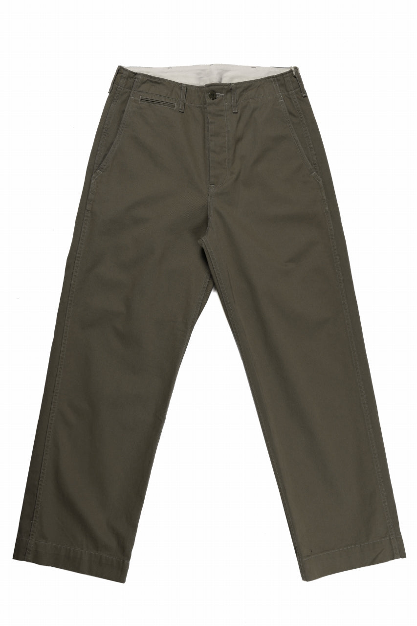 画像をギャラリービューアに読み込む, FULLCOUNT U.S.ARMY CHINO 41 TROUSERS (SAGE GREEN)