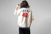 画像をギャラリービューアに読み込む, SAINT Mxxxxxx BASEBALL SHIRT / ETERNITY (WHITE)