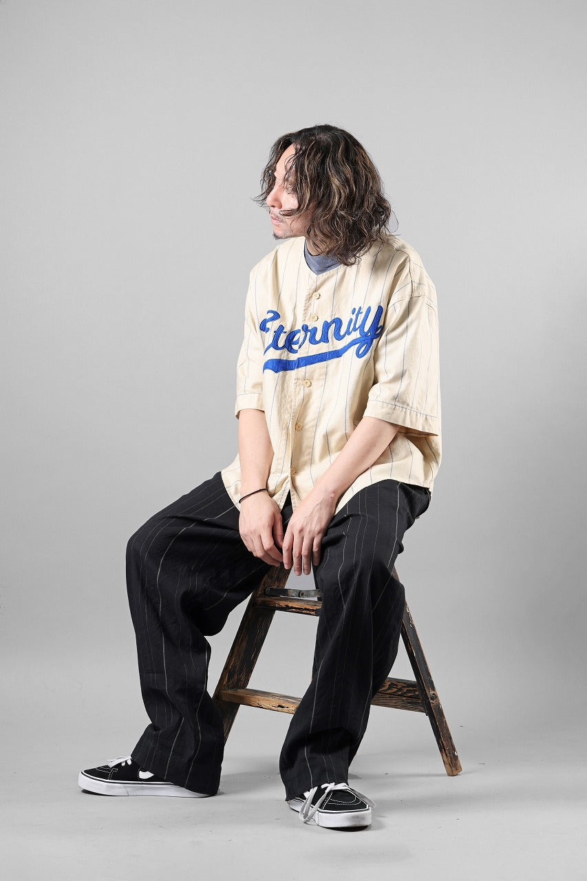 画像をギャラリービューアに読み込む, SAINT Mxxxxxx BASEBALL SHIRT / ETERNITY (WHITE)