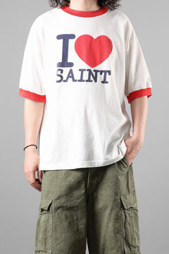 画像をギャラリービューアに読み込む, SAINT Mxxxxxx SS TEE / I LOVE SAINT (WHITE)