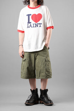 画像をギャラリービューアに読み込む, SAINT Mxxxxxx SS TEE / I LOVE SAINT (WHITE)