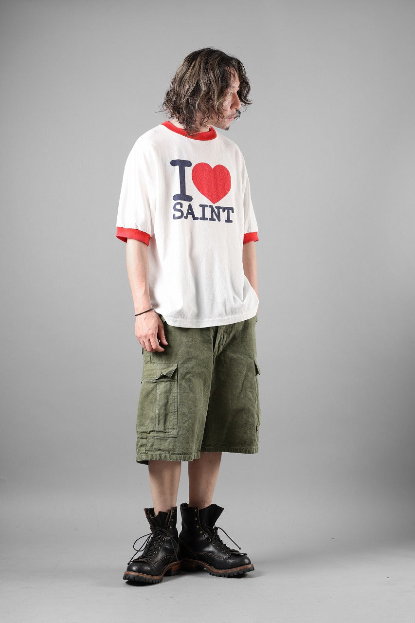画像をギャラリービューアに読み込む, SAINT Mxxxxxx SS TEE / I LOVE SAINT (WHITE)