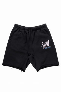 画像をギャラリービューアに読み込む, SAINT Mxxxxxx SWEAT SHORTS RIBON SAINT (BLACK)
