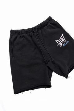 画像をギャラリービューアに読み込む, SAINT Mxxxxxx SWEAT SHORTS RIBON SAINT (BLACK)