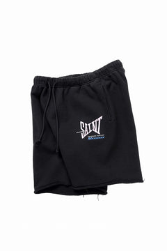 画像をギャラリービューアに読み込む, SAINT Mxxxxxx SWEAT SHORTS RIBON SAINT (BLACK)