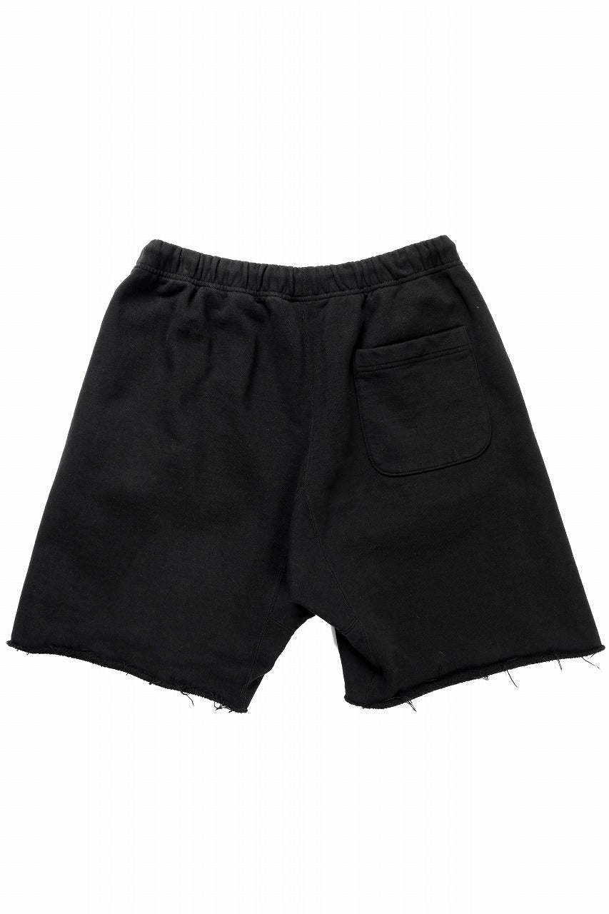 画像をギャラリービューアに読み込む, SAINT Mxxxxxx SWEAT SHORTS RIBON SAINT (BLACK)