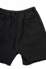 画像をギャラリービューアに読み込む, SAINT Mxxxxxx SWEAT SHORTS RIBON SAINT (BLACK)