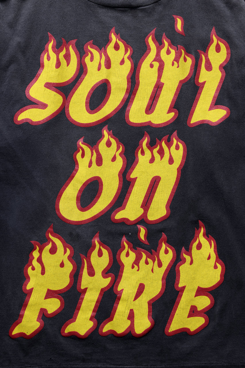 SAINT Mxxxxxx LS TEE / SOUL ON FIRE (BLACK) – ETERNAL