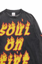 画像をギャラリービューアに読み込む, SAINT Mxxxxxx LS TEE / SOUL ON FIRE (BLACK)
