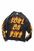 画像をギャラリービューアに読み込む, SAINT Mxxxxxx LS TEE / SOUL ON FIRE (BLACK)