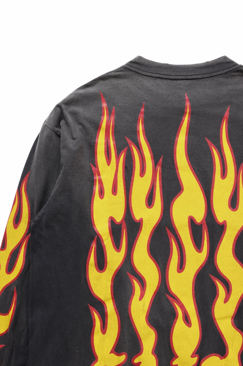 【SAINT Mxxxxxx】LS TEE/SOUL ON FIRE / BLK＊要在庫確認＊ SAINT Mxxxxxx LS TEE / SOUL ON FIRE (BLACK) – ETERNAL