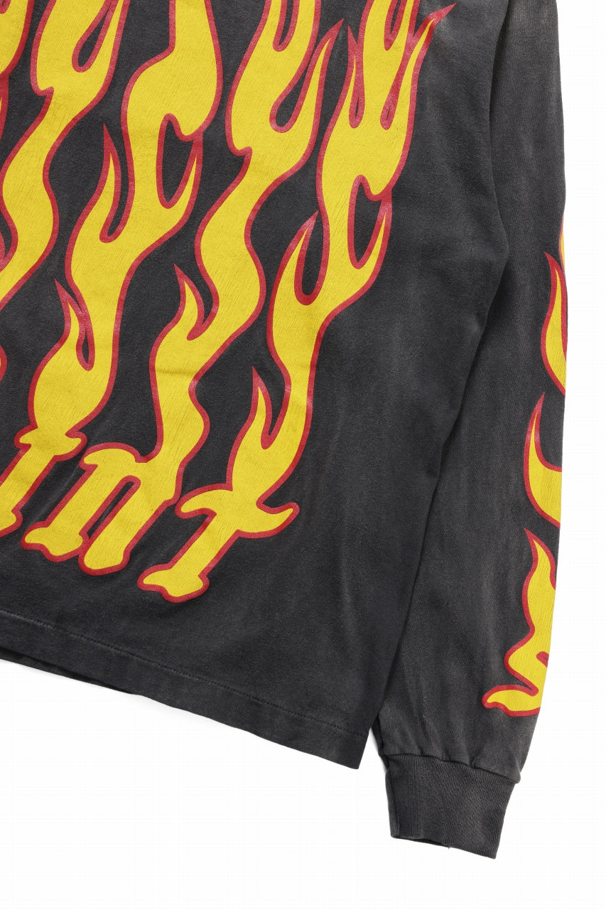 【SAINT Mxxxxxx】LS TEE/SOUL ON FIRE / BLK＊要在庫確認＊ SAINT Mxxxxxx LS TEE / SOUL ON FIRE (BLACK) – ETERNAL