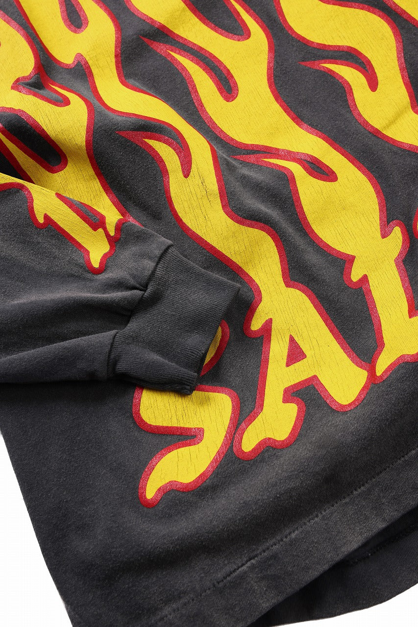 画像をギャラリービューアに読み込む, SAINT Mxxxxxx LS TEE / SOUL ON FIRE (BLACK)