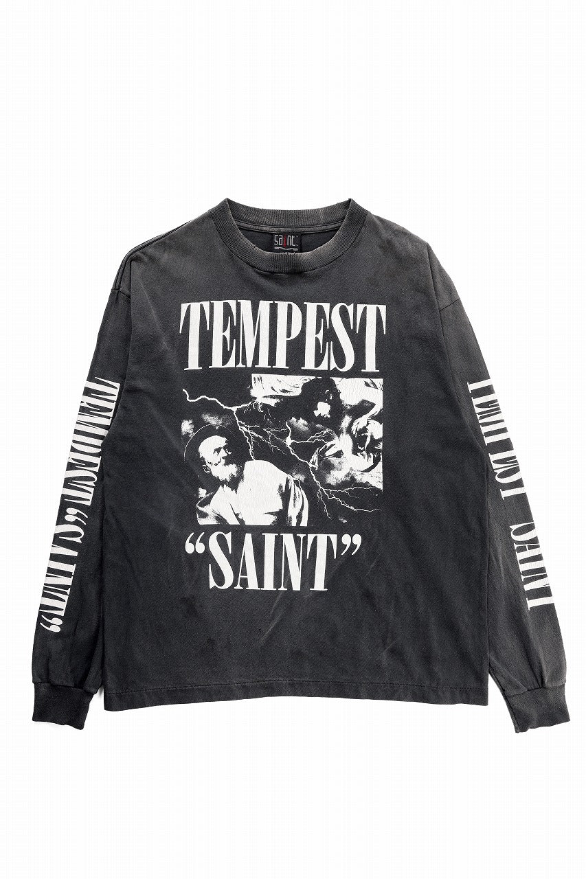 【嵐のような存在感放つ☆彡】Saint Mxxxxxx LS TEE/TEMPEST SAINT Mxxxxxx TEMPEST LS TEE (BLACK) – ETERNAL